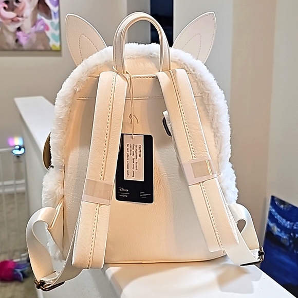 NWT Loungefly Disney Alice in Wonderland White Rabbit Mini Backpack - Picture 6 of 8
